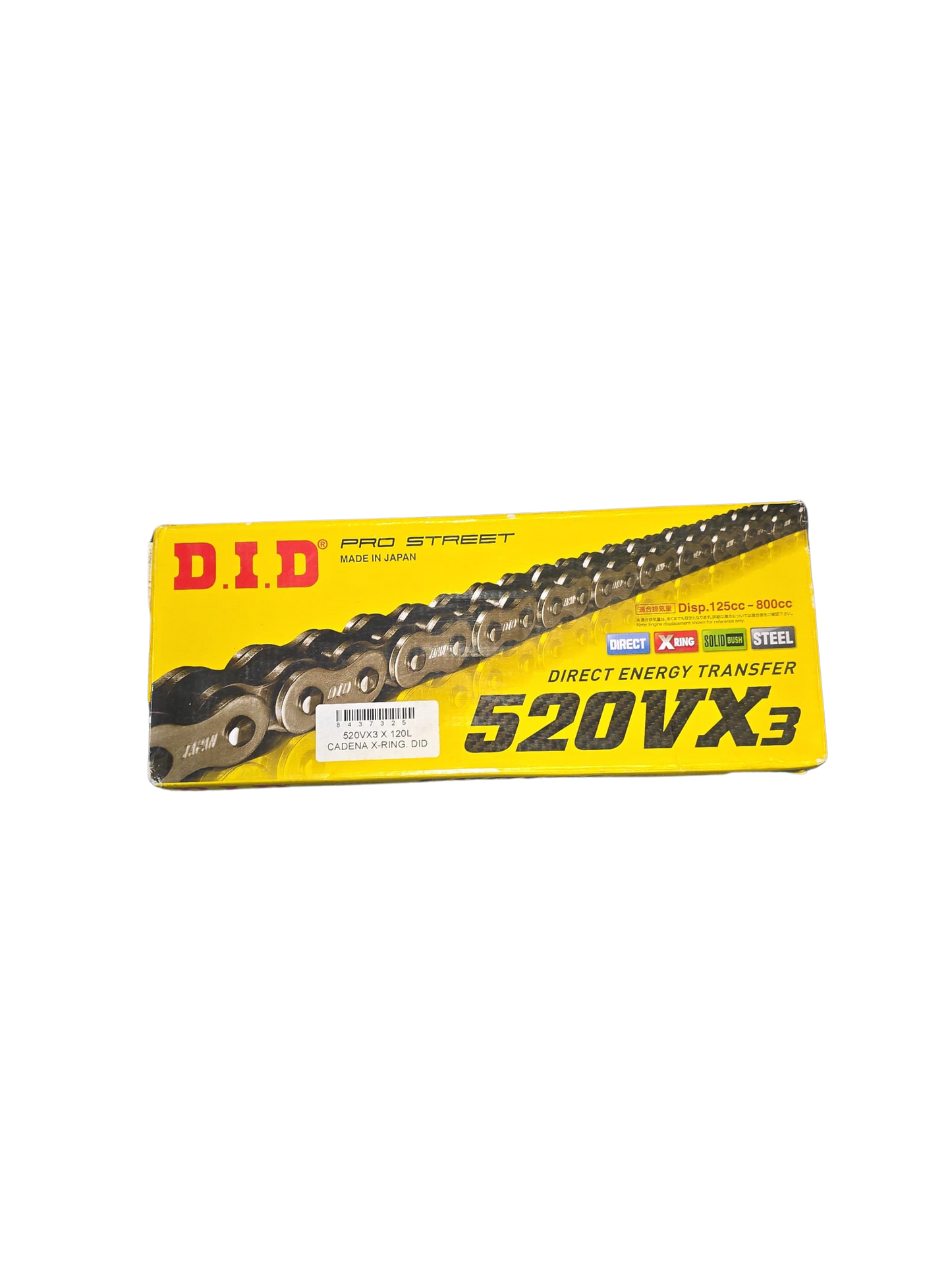 Cadena 520VX3 120FJ PROFE X-RING DID JP