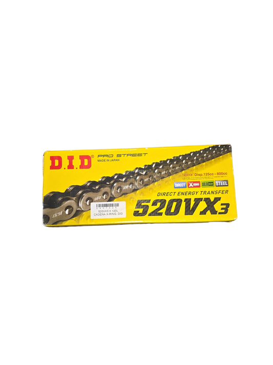 Cadena 520VX3 120FJ PROFE X-RING DID JP