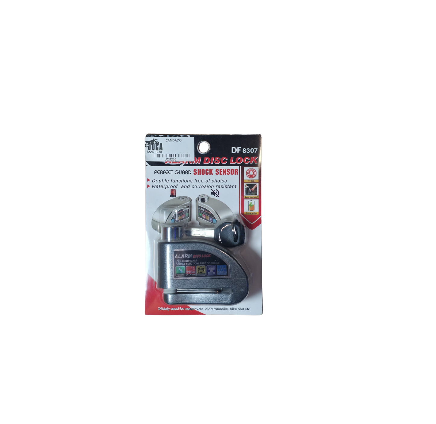 Candado Disco con Alarma