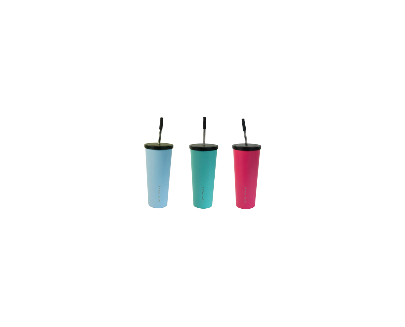 Vaso New Wave Straw Tumbler