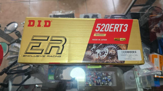 Cadena 520ERT3 120RB OROMX/ DID JAPON